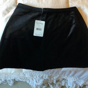 Velvet style black free people high wasted skirt